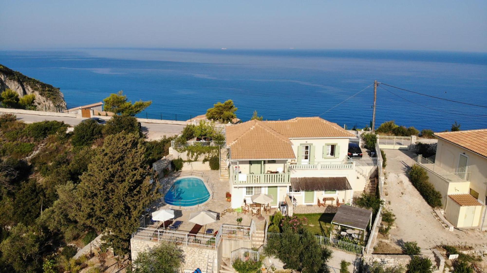 Deep Blue- Rosemary Sea View Apartment Áyios Nikítas Exterior foto