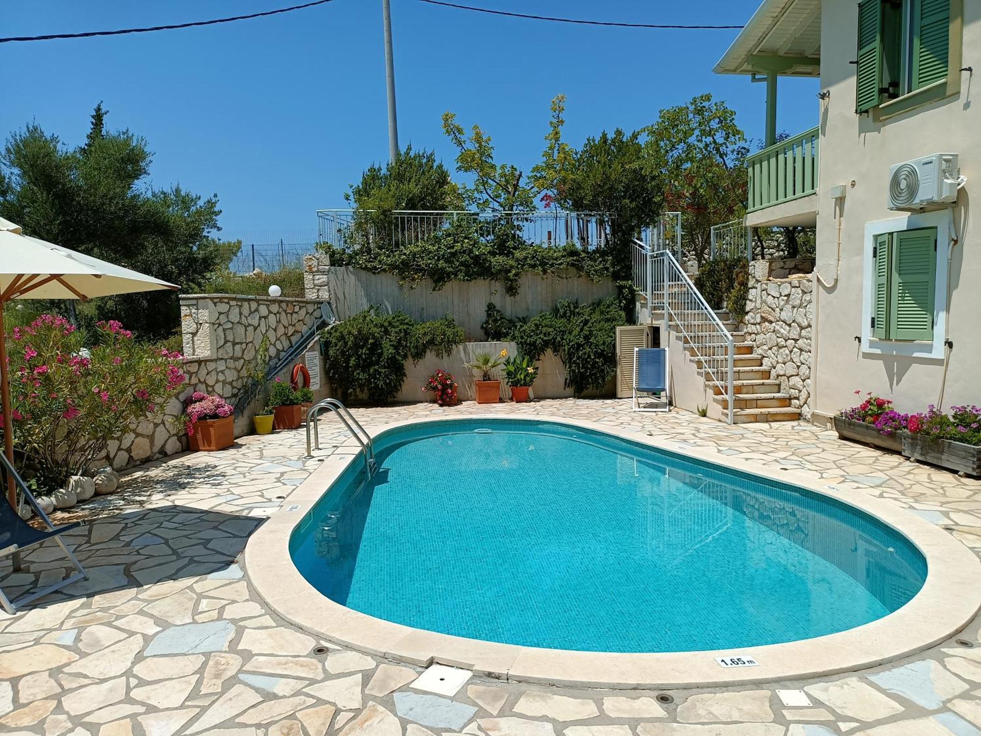 Deep Blue- Rosemary Sea View Apartment Áyios Nikítas Exterior foto